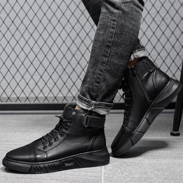 Men's Casual Boots Elegant Men’s Formal Shoes | Premium Lace-Up | Office Wear & Special Occasions