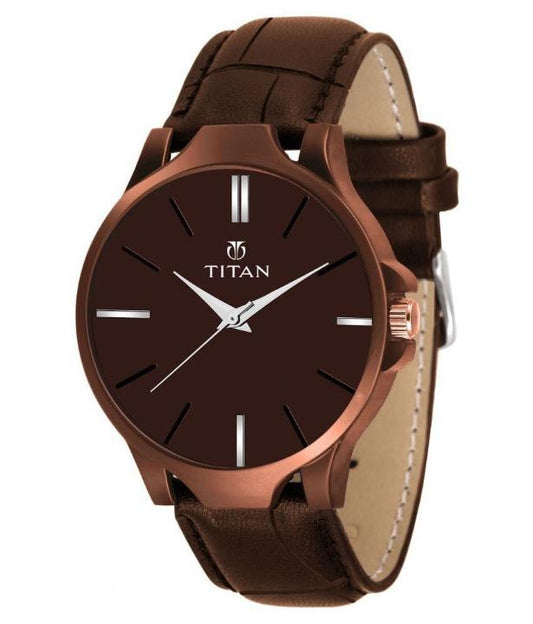 Men's Analog Leather Watch. Premium Men's Analog Leather Watch | Elegant Style | Precision Quartz